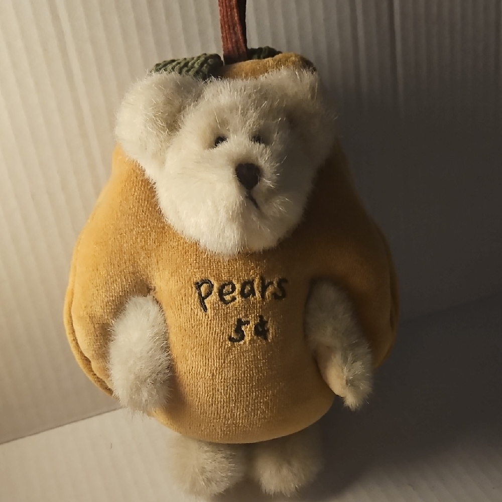 Adorable Pear Costume Teddy Bear
